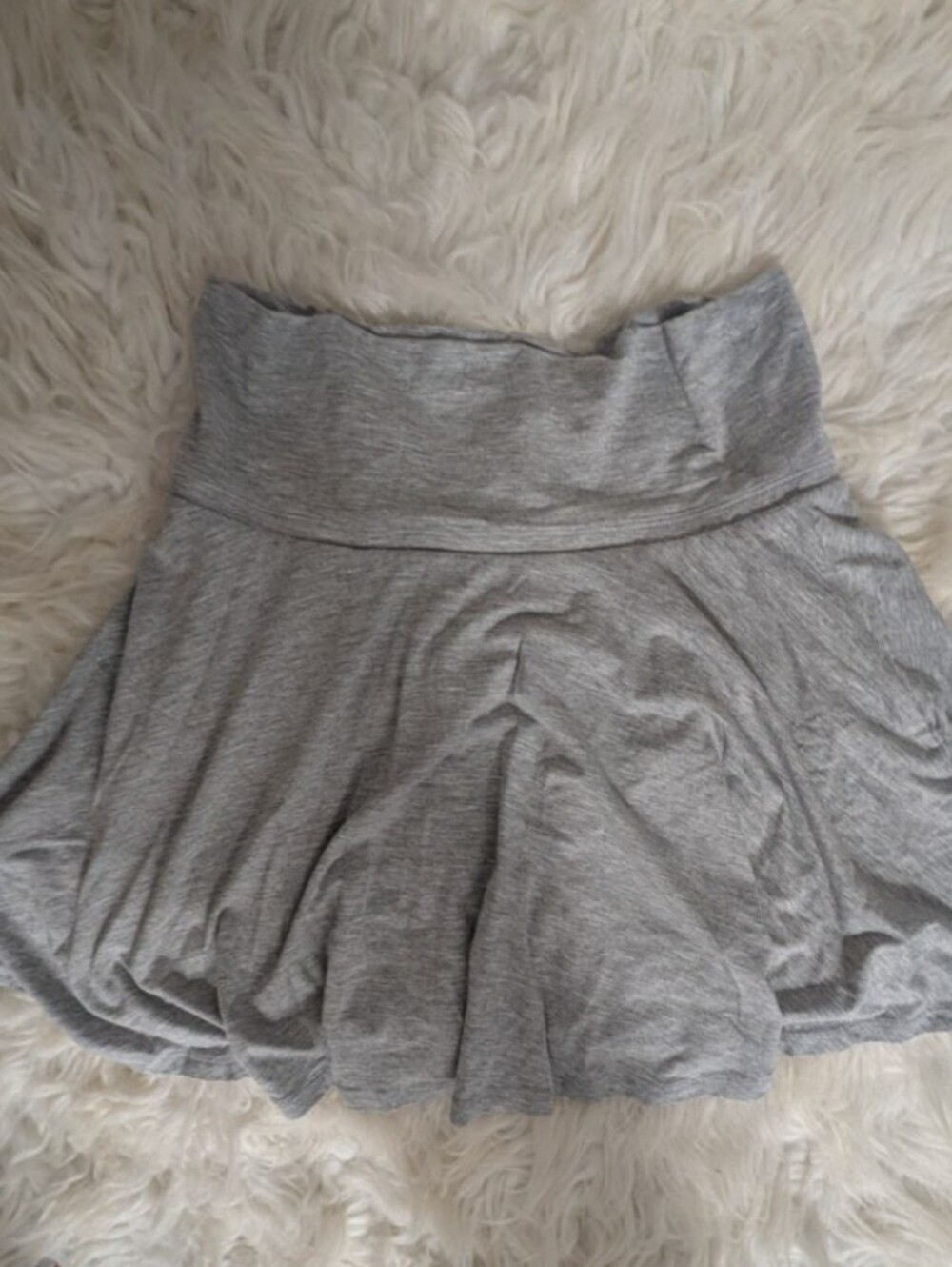Gray Jersey Skater Skort